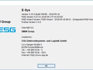 BMW E-sys 3.33.0