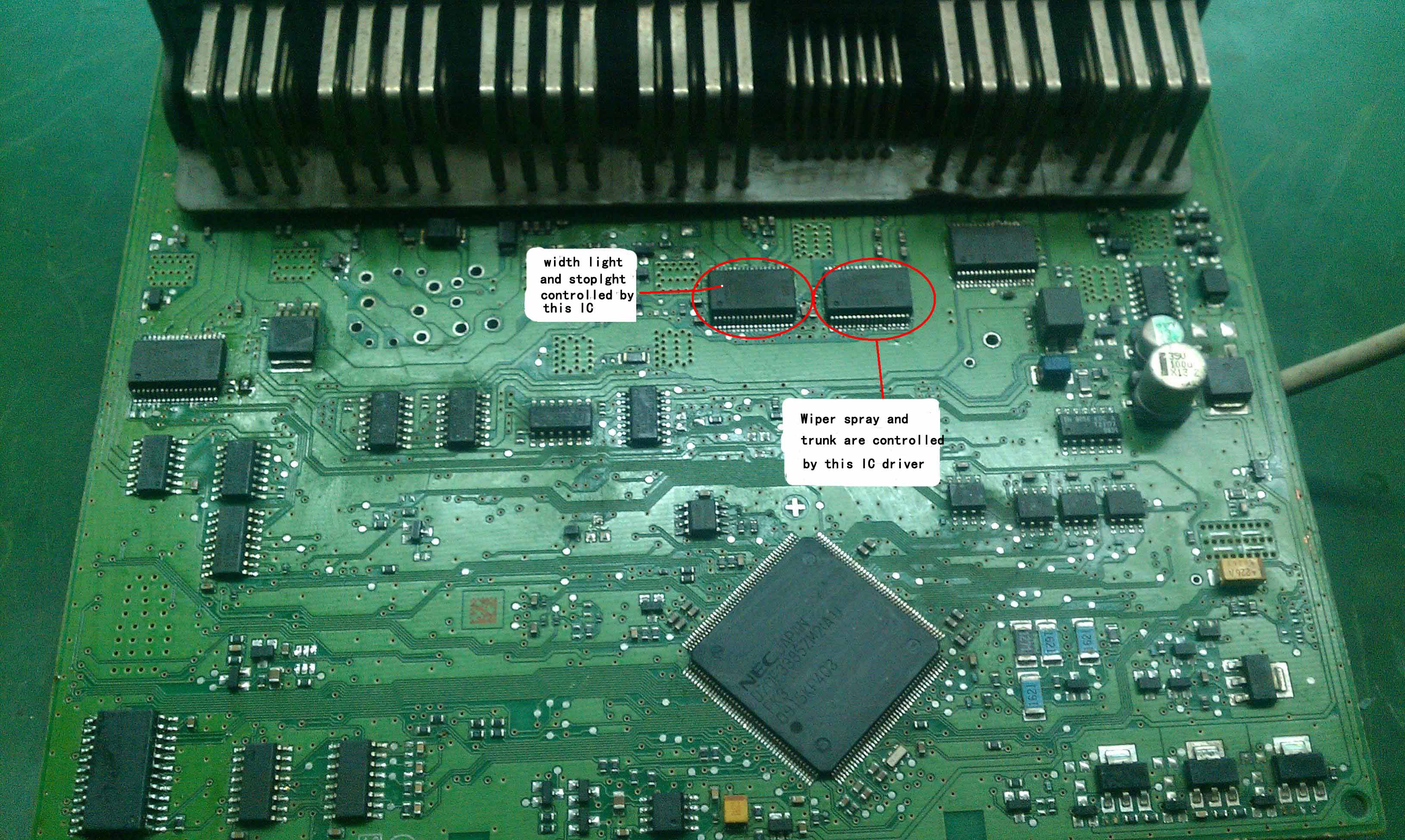 Chevrolet Cruze ECU trouble result in trunk,light wiper fault-2