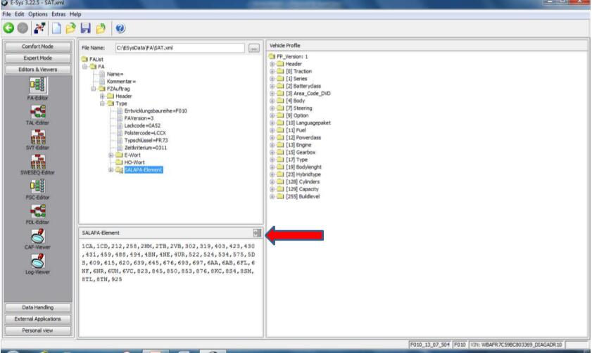 how to change BMW FA(VO)-12