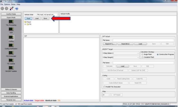 how to change BMW FA(VO)-4