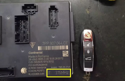 Porsche remote key programming