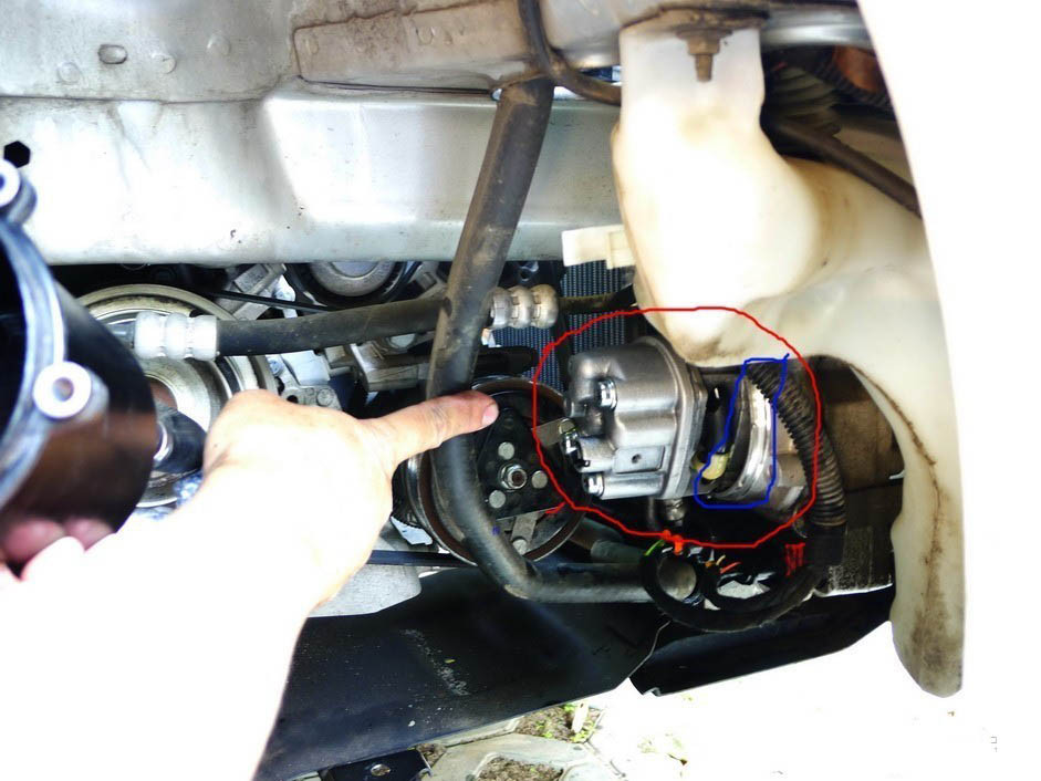 How to solved Peugeot 307 Power Steering Pump Leaking-2