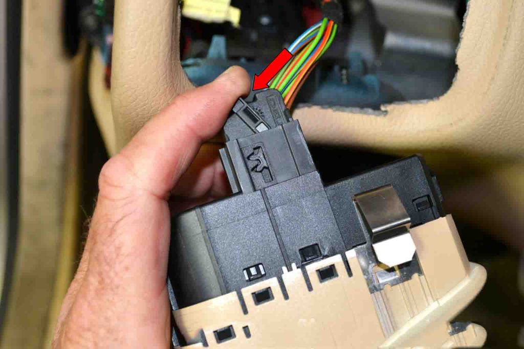 How to replace Benz W203 Light Control Switchn Module-06