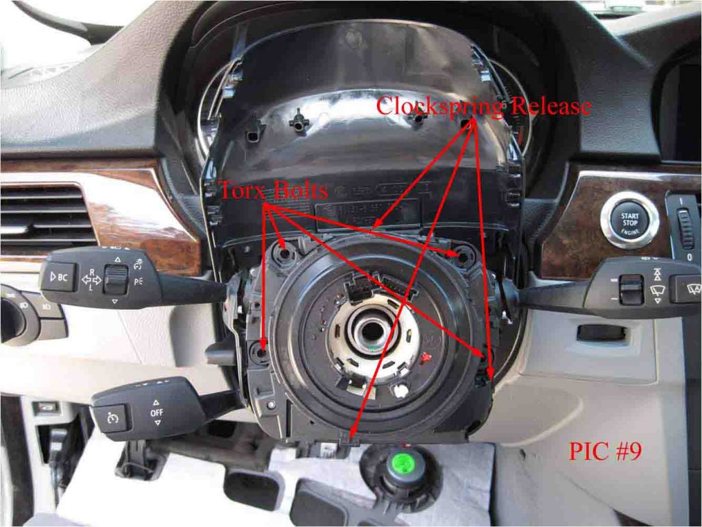 BMW E92 328i Steering Angle Sensor Repair Guide-9