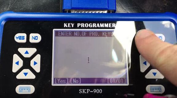 How to program key for VW Bora all key lost-10