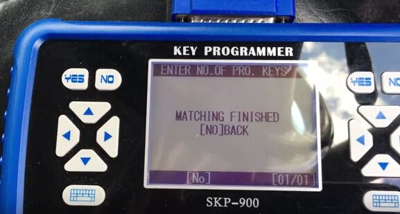 How to program key for VW Bora all key lost-11