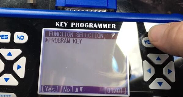 How to program key for VW Bora all key lost-7