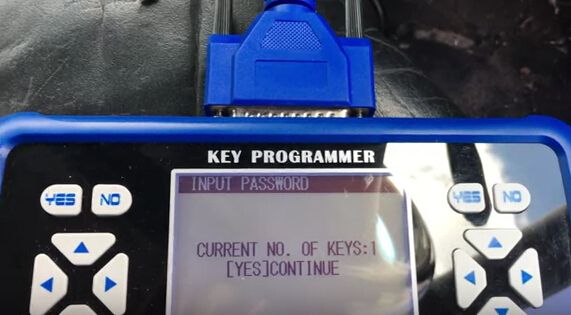 How to program key for VW Bora all key lost-9