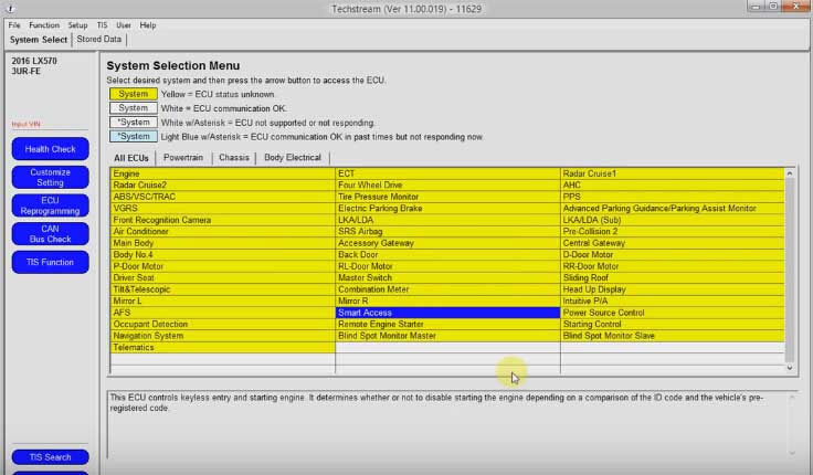 How to Reset Toyota Password Immo code with Techstream-(4)