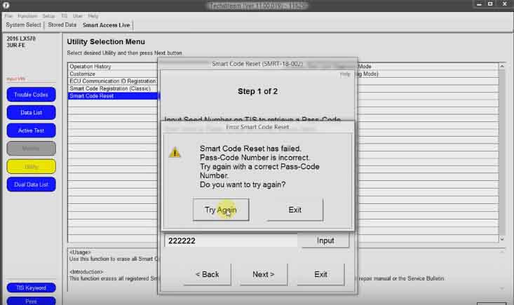 How to Reset Toyota Password Immo code with Techstream-(9)