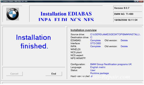 How To Install BMW Ediabas INPA On Win XP Vista (11)