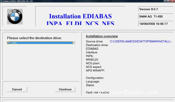 How To Install BMW Ediabas INPA On Win XP Vista (6)