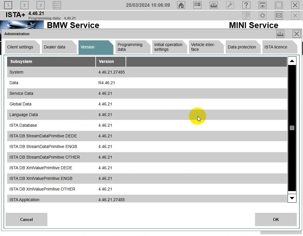 BMW Rheingold ISTA+ 4.46.21