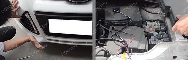 Installa Ford Focus LED Daytime Running Lights By Yourself (3)