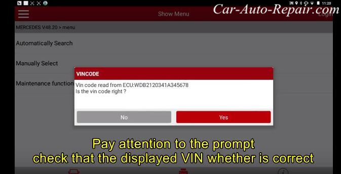 AdjustCalibrate Throttle Position for Benz 212 2014 (2)