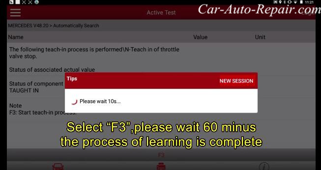 AdjustCalibrate Throttle Position for Benz 212 2014 (5)