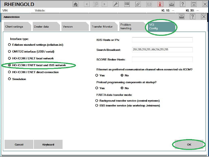 Configure BMW Rheingold ISTA With BMW ENET Cable (4)