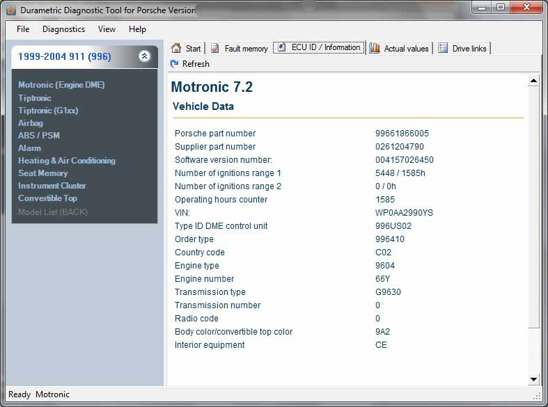 Durametric Porsche Diagnostic Software Free Download