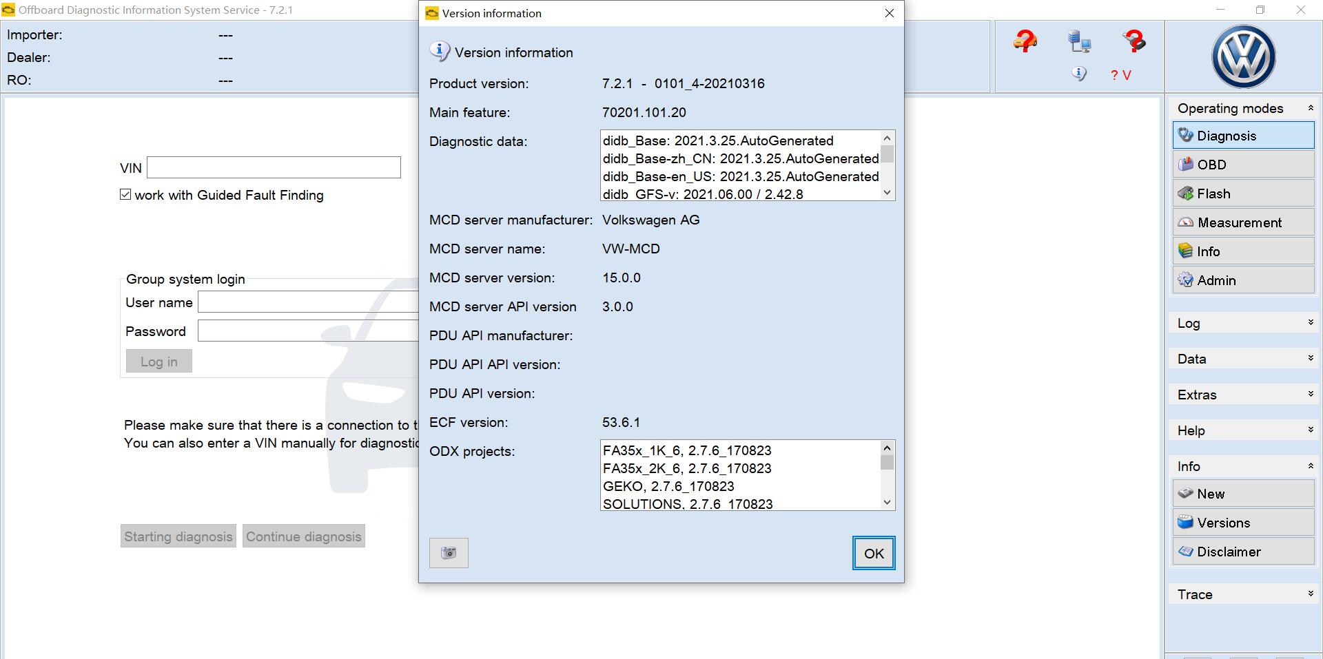Offboard Diagnostic Information System (ODIS) 2.0.2 Download Offboard Diagnostic Information System (ODIS) 2.0.2 Download