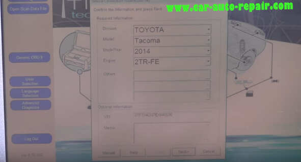 How to use Toyota TIS Techstream (3)