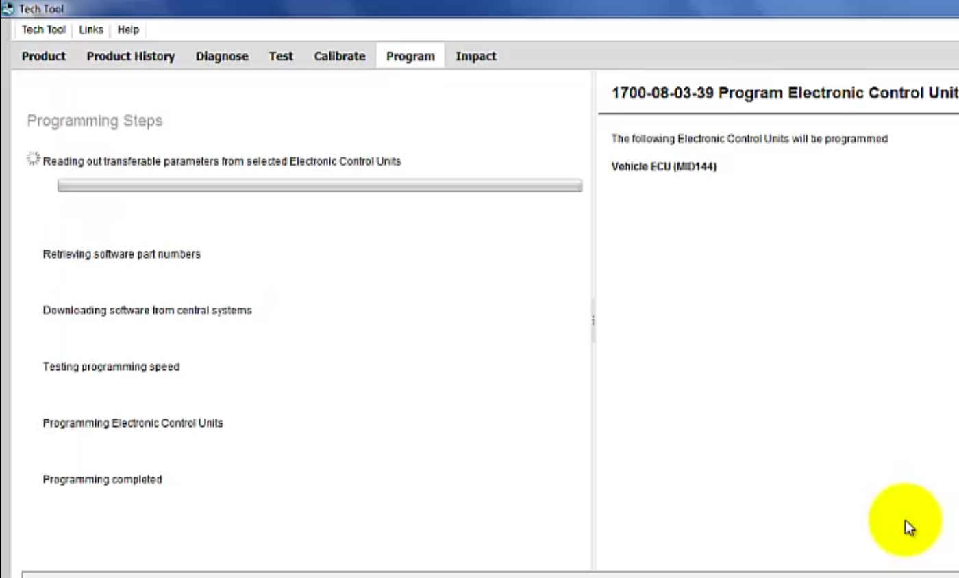 How to Use Volvo PTT to Program ECU6