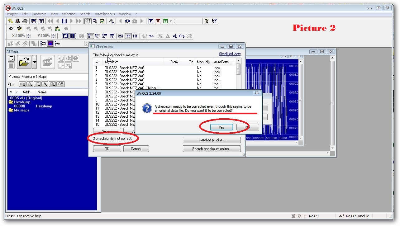 How to Make Checksums for ECU Files with WinOLS (4)