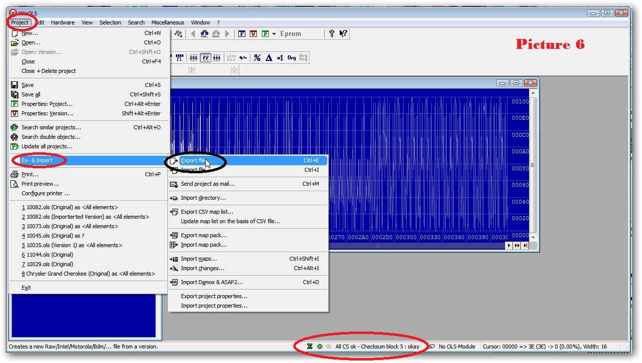 How to Make Checksums for ECU Files with WinOLS (8)