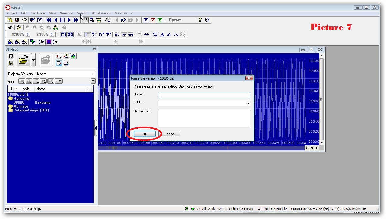 How to Make Checksums for ECU Files with WinOLS (9)