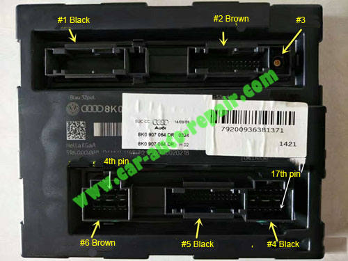 Audi A4L Cigarette Lighter Can Not Work After Brake Light Trouble Repair (3)