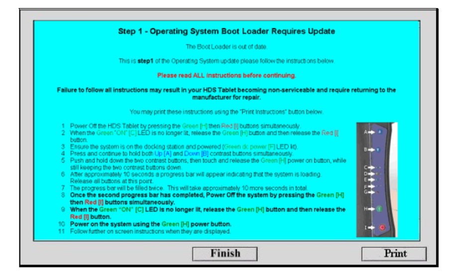 GDS2200 CE Operating System Update Procedure (2)