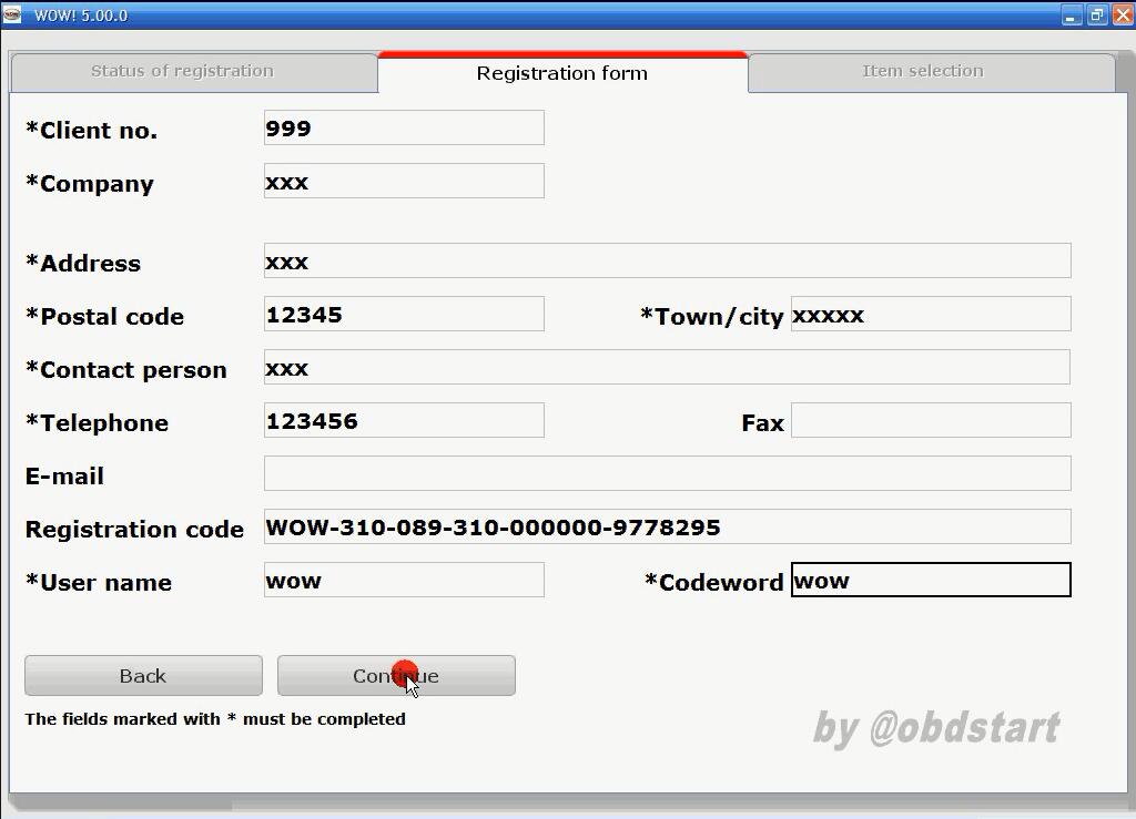 How to Register & Active Wurth WoW v4.xx and v5.xx (10)