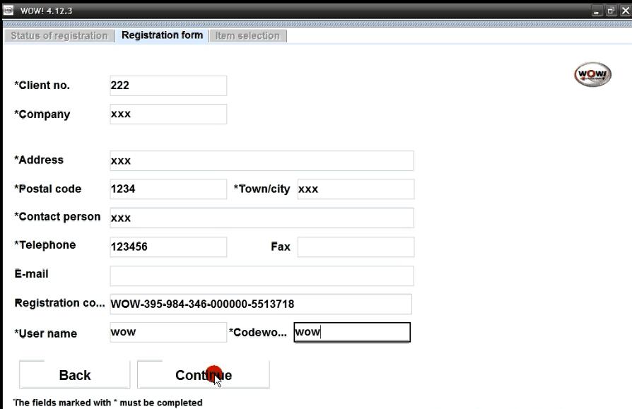 How to Register & Active Wurth WoW v4.xx and v5.xx (2)