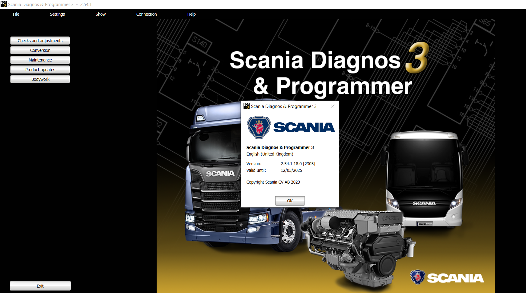 2023 Scania SDP3 V2.54.1 V2.40 Diagnostic Software Free Download