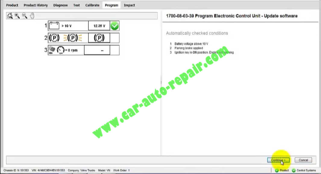 How to Use Volvo PTT to Program Radio (5)