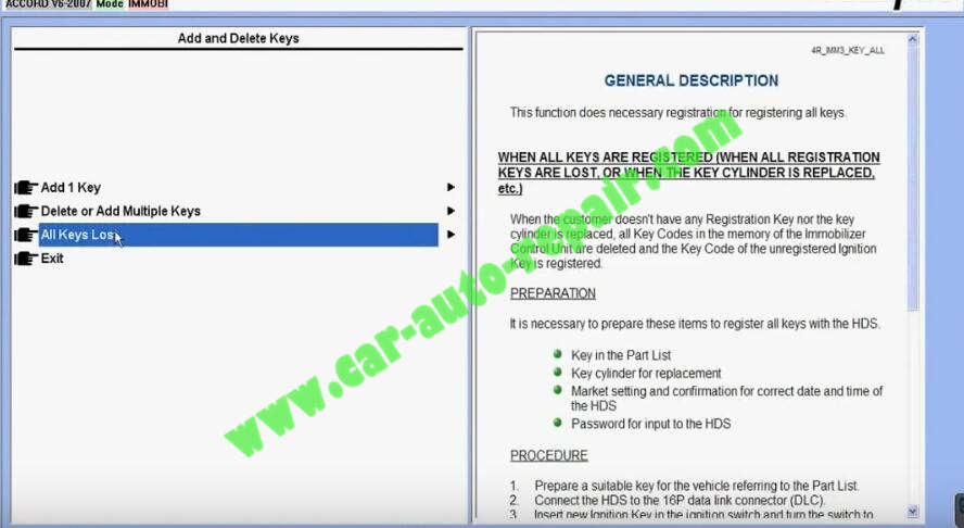 Honda HDS HIM All Key Lost Programming (10)