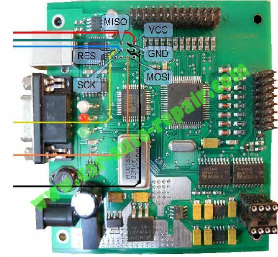 USBasp programmer Repair an XPROG-M Programmer (1)