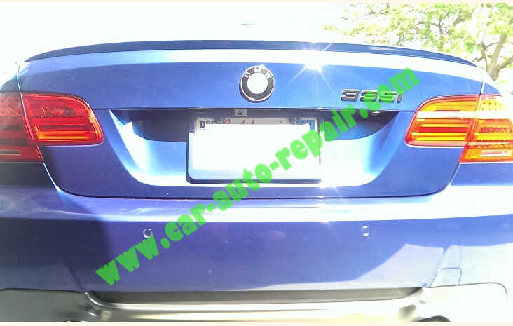 BMW RetrofitInstall & Coding BMW OEM Backup Camera (9)