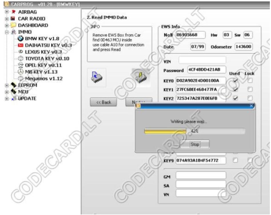 How to Use Carprog Program Keys for BMW (3)