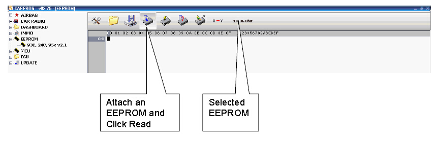 How to Use Carprog to Read EEPROM (4)