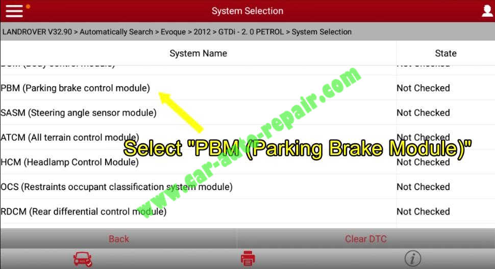 Lauch X431 Calibrate Longitudinal Accelerometer for Range Rover Evoque 2012 (4)