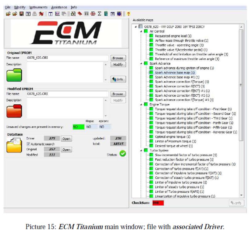 ECM Titanium Map Display2D & 3 D Graphics and Hexadecimal