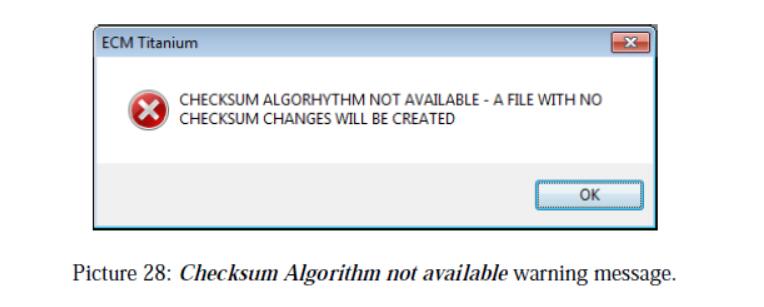 ECM Titanium Validate a Modified File Using the Checksum (1)