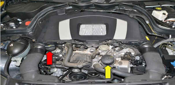 Cách Thay Lọc Dầu Động Cơ Benz W204 (2)