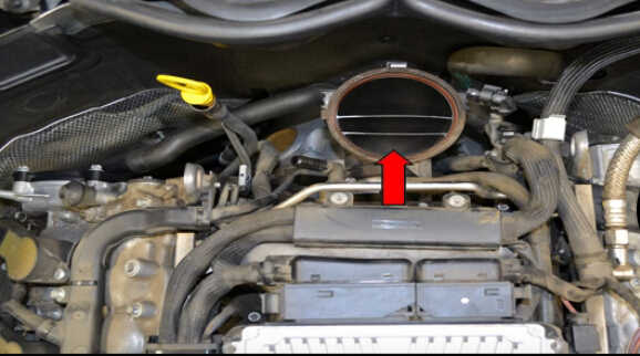 Replace MAF Sensor for Mercedes Benz W204 (10)