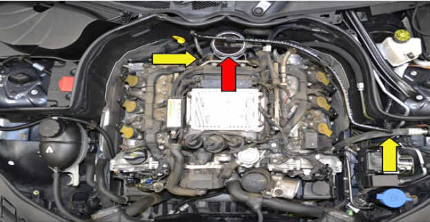 Replace MAF Sensor for Mercedes Benz W204 (2)