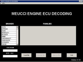 Meucci Engine ECU Decoding Free Download