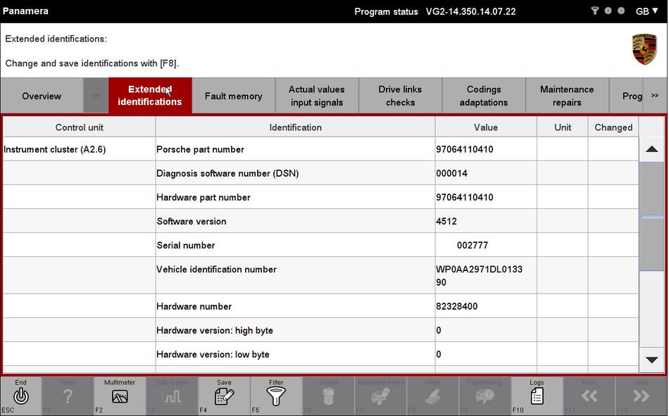 Porsche PIWIS II Diagnose Fornt-end Electronic & Instrument Cluster for Panamera (8)