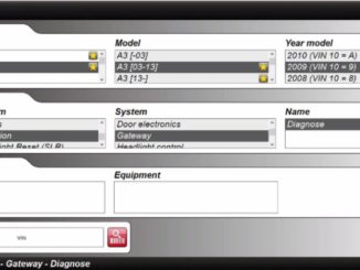 Delphi DS150E Diagnose Audi A3 2009 Gateway Real-time Data (1)