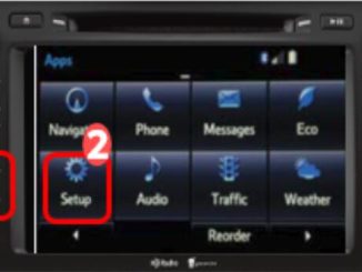 How to Reset Toyota Camry AudiMultimedia to Factory Default (1)