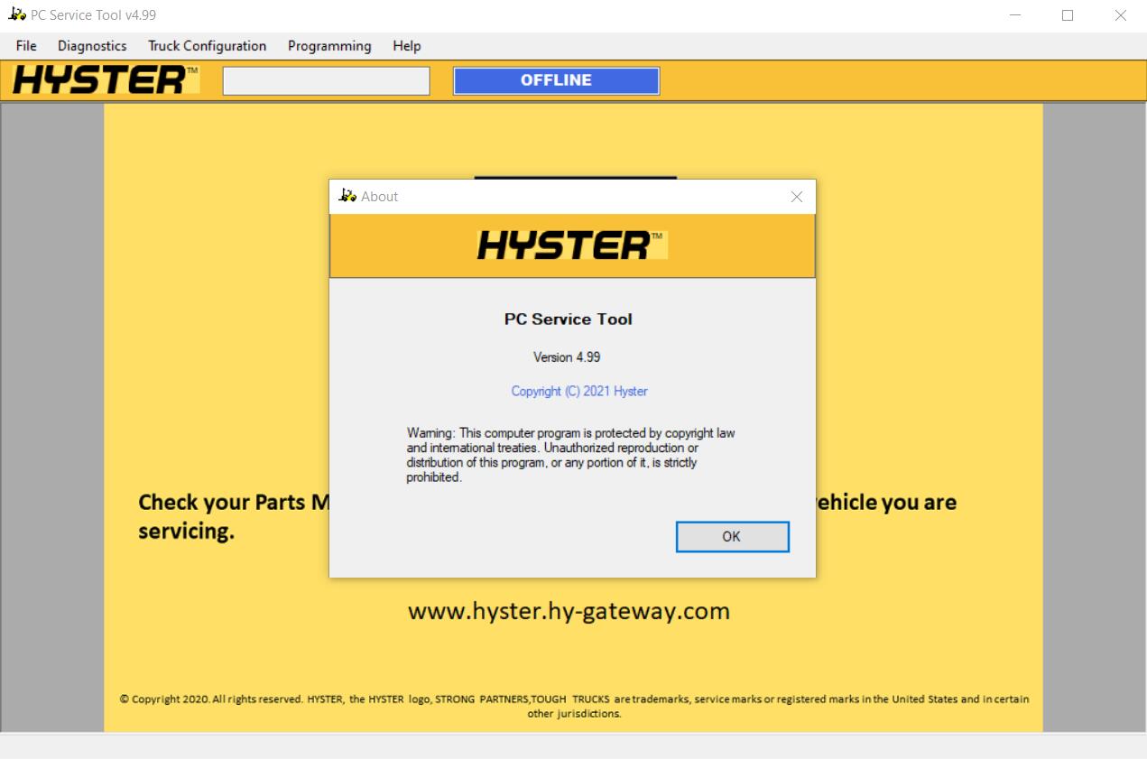Hyster-PC-Service-Tool